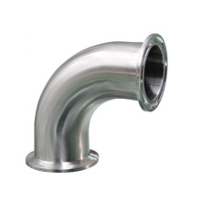 90 Degrees Clamped Sanitary Stainless Steel Elbows